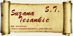Suzana Tešankić vizit kartica
